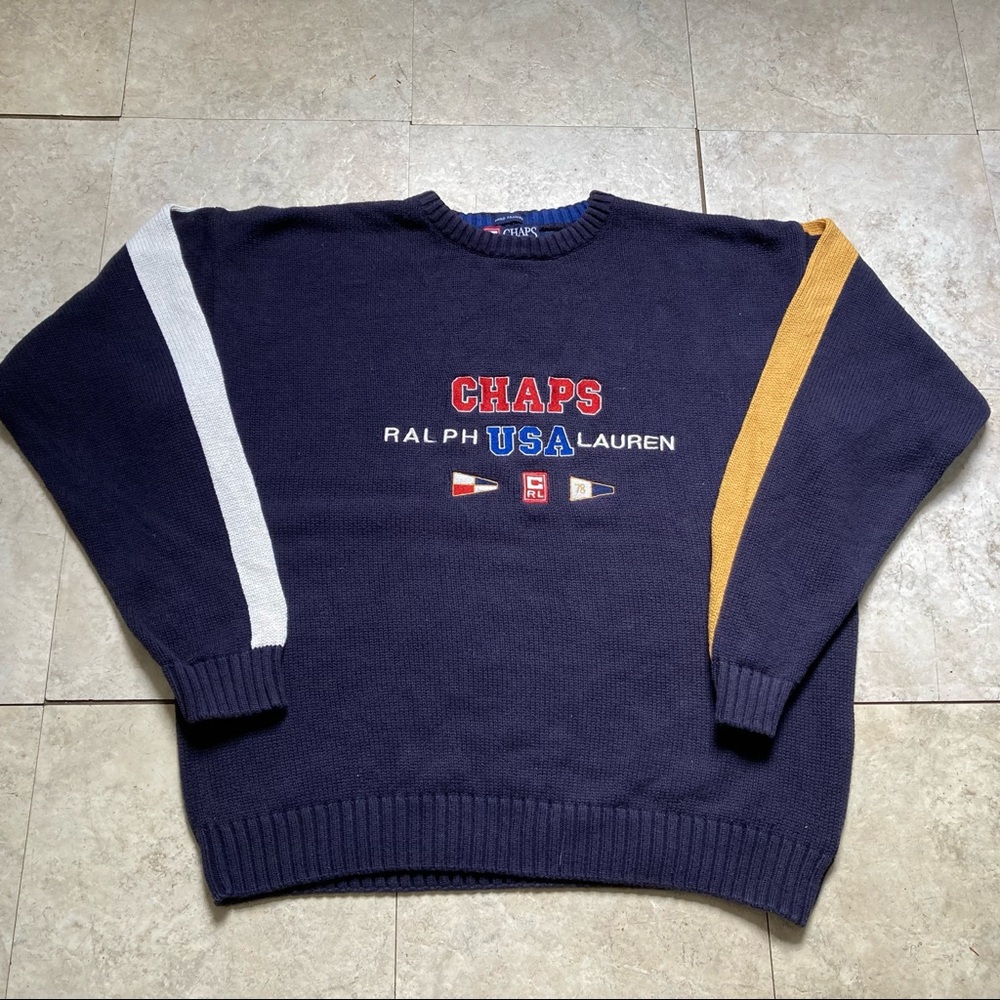 Chaps Ralph Luaren USA Sweater Crewneck